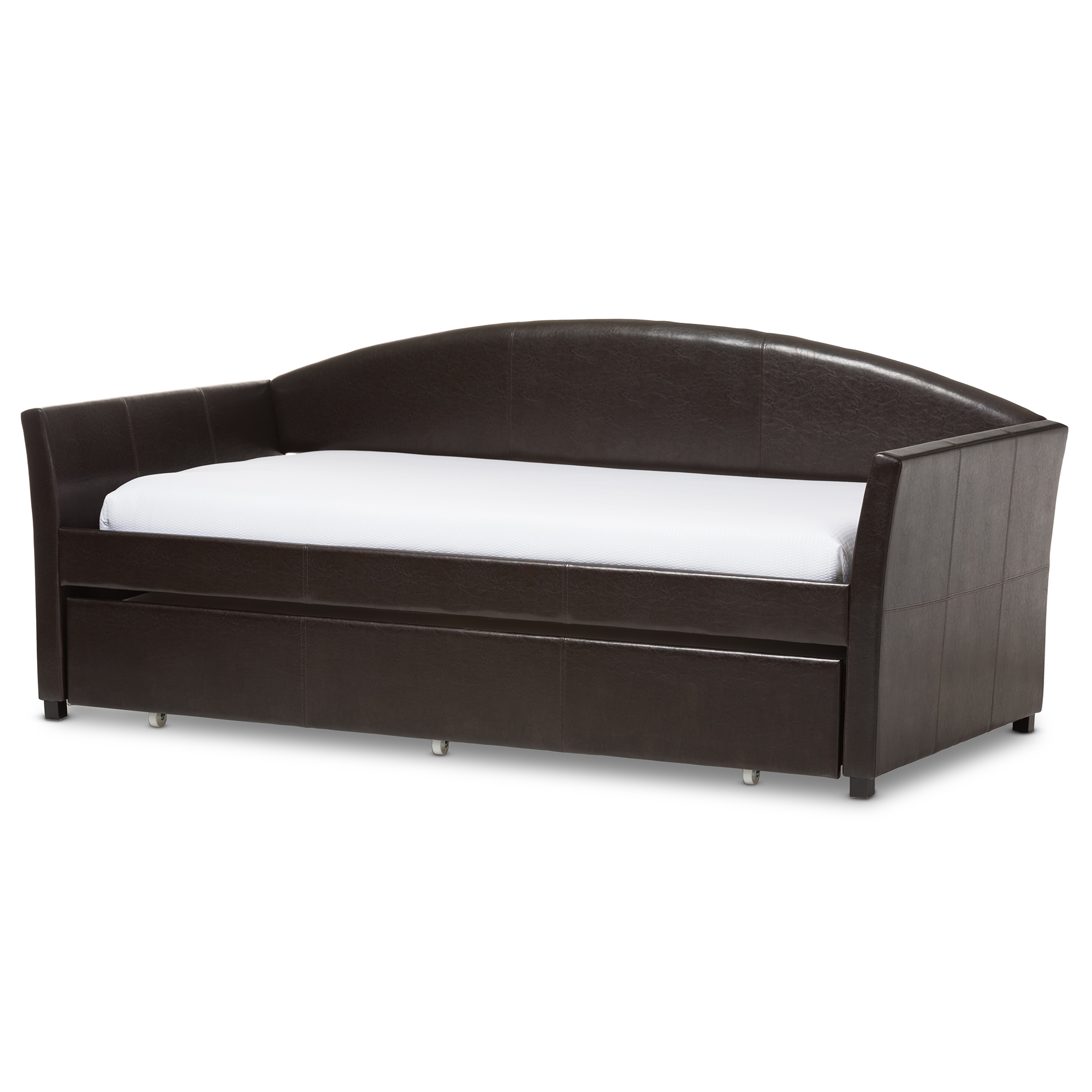 Brown daybed store with trundle